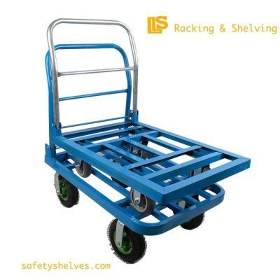 Heavy Duty Push-Pull Trucks Customized Specification Stain Steel Foldable Cart with Wheel