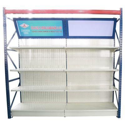 Heavy Duty Supermarket Metal Gondola Shelves Display Rack