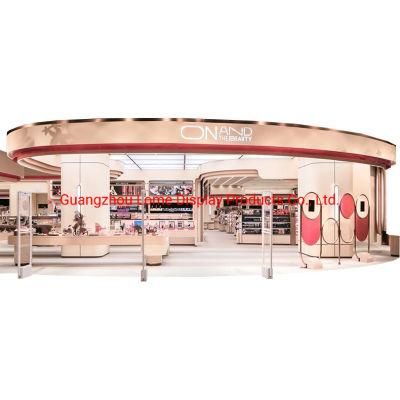 Shopping Center Showcase Cabinet Makeup Display Best Price Cosmetic Kiosk for Mall