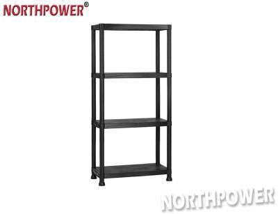 Solid 4 Tier Plastic Shelf