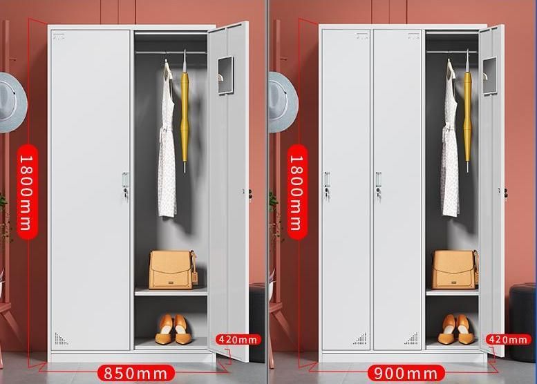 Staff Work Clothes Locker Box Storage School Locker Cabinet 6 Door Steel Locker Kabinet Loker Armario Casier Metal Armadiet