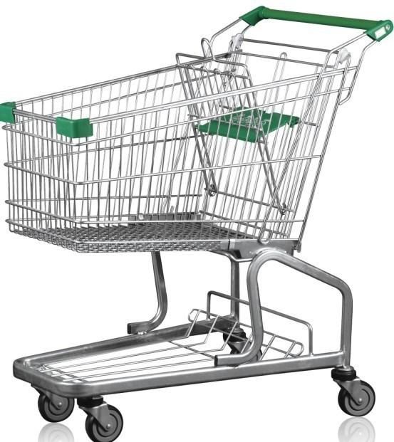 Fashionable Style Supermarket Shopping Trolley Cart