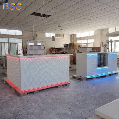 Restaurant Counter Station Custom Marble Modern Restaurant Reception Desk Counter