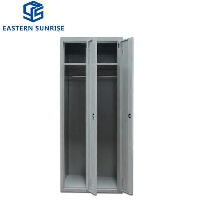Cheap Price High Quality Steel Furniture 2 Door Cloth Cabinet Cupboard