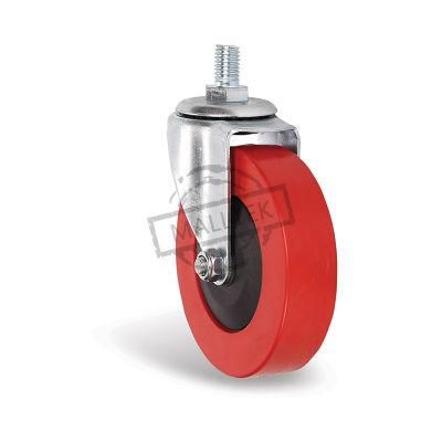 4 Inch Swiivel Fixed PVC Caster Wheel for Shopping Trolley