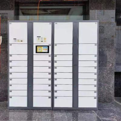 Accept Customized Smart Parcel Locker Cabinet in Multi Language