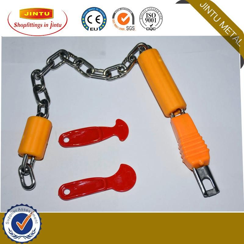 Plastic Metal Shopping Cart Trolley Coin Lock