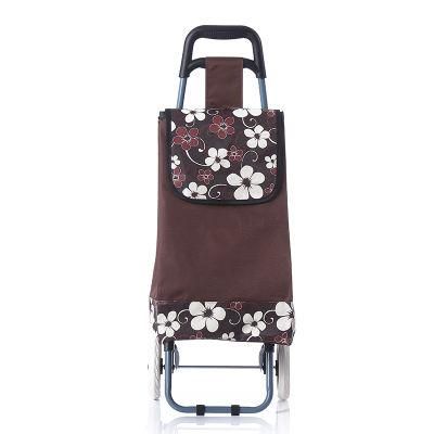 Wholesale Two Wheels Foldable Oxford Cloth Trolley Shopping Cart
