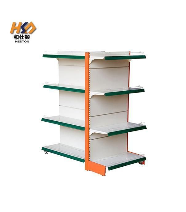 Hot Selling Chain Gondola Supermarket Metal Racks Display Shelf
