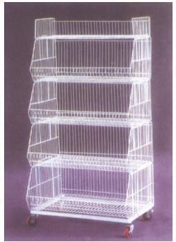 Metal Wire Storage Display Cage with Ce