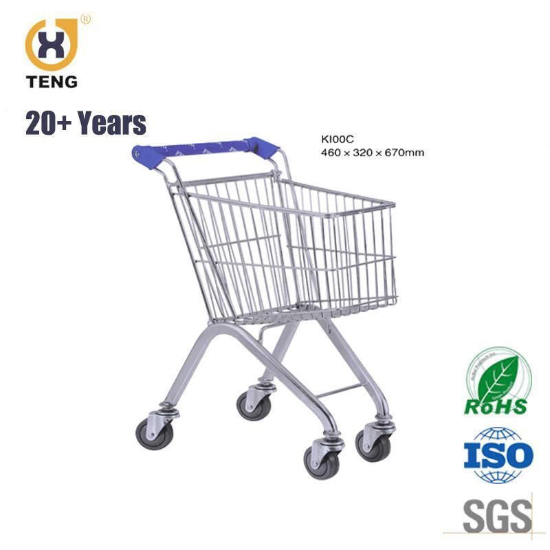 Metal Supermarket Shopping Cart Trolley Small for Kids Child Children