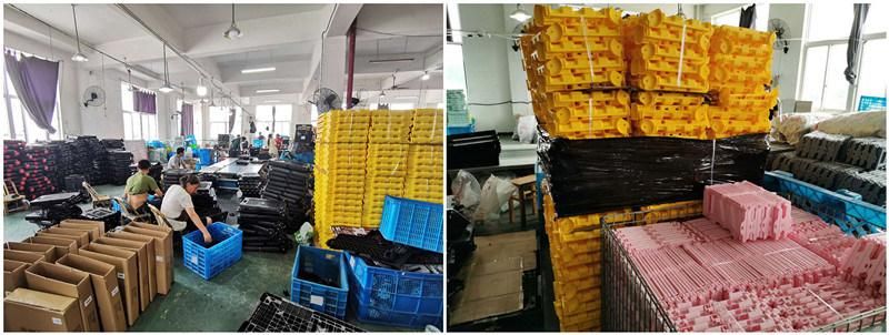 52L 4 Wheeled Plastic Cart Folding Shopping Trolley Carts