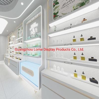 Perfume Display Showcase Makeup Kiosk Customize Counter Design Skincare Shop