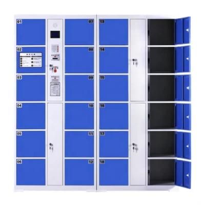 Metal Luggage Parcel Locker Cabinet Electronic Locker Drawer Locker