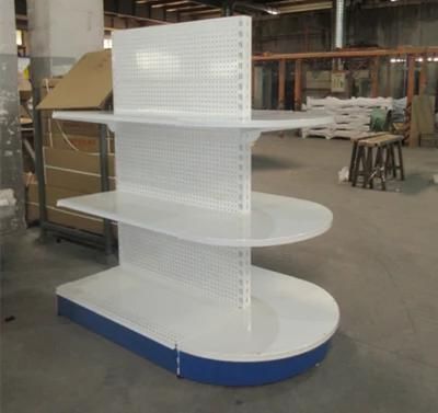 Good Quality Metal Punched Holes Supermarket Display Shelf Shelves