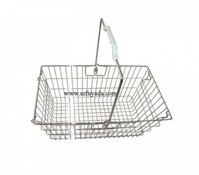 Single Handle Wire Shopping Basket with High Quality