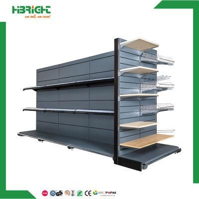 Metal Double Sided Island Shop Store Supermarket Shelf