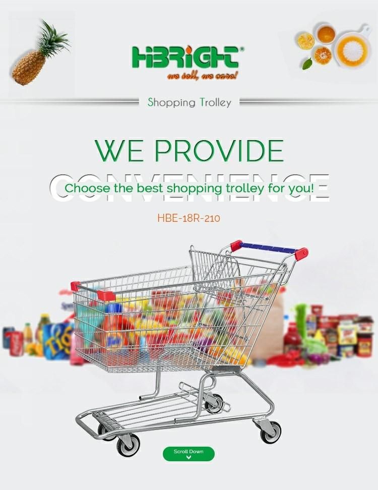 Trolley for Supermarket Holder Shopping Cart