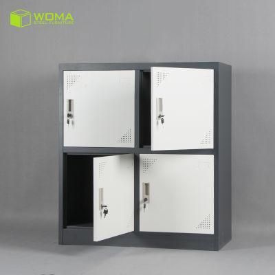 4 Door 0.6mm Thickness Stoarge Lockers Metal