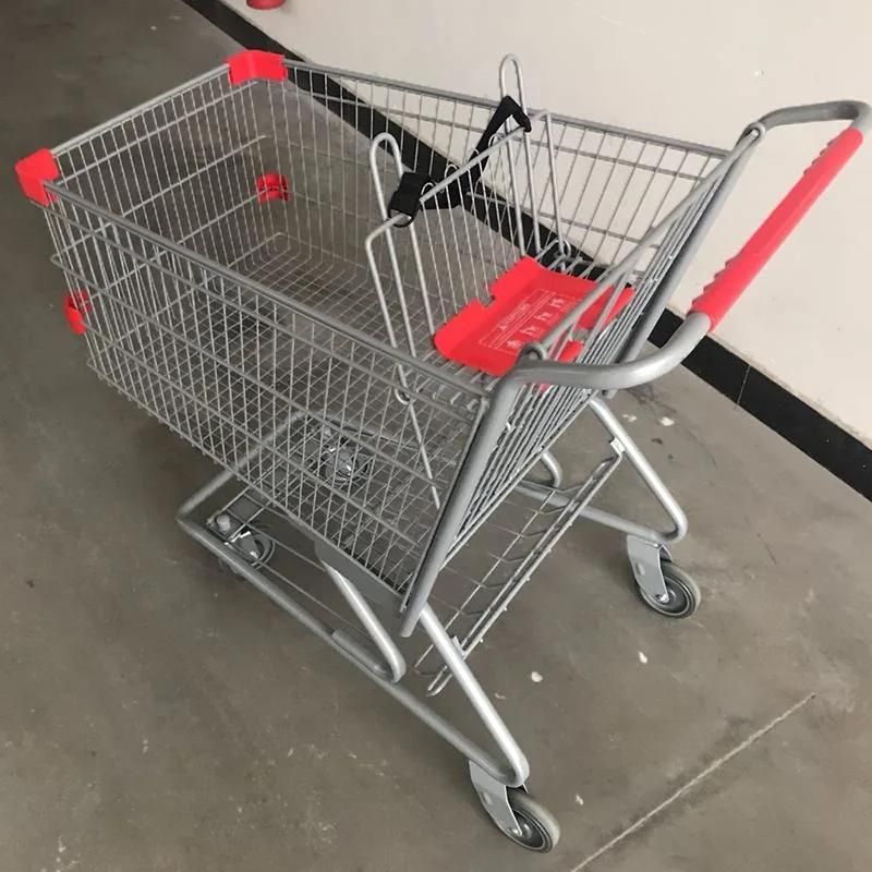 Grocery Foldable Shopping Trolley Cart with Wheels