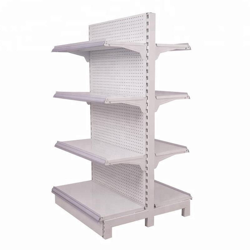 Colorful Exclusive Grocery Gondola Shelves Metal Retail Shelves