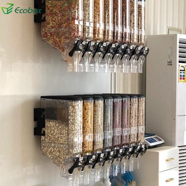 Fashion Plastic Dispensers Cereals Manufacturer Gravity Dispenser