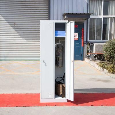 China Manufacturer OEM Disassemble School Gym 2 Door Lockers Metal