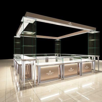 Hot Sale Jewelry Shop Glass Cabinet Display Showcase Mall Kiosk