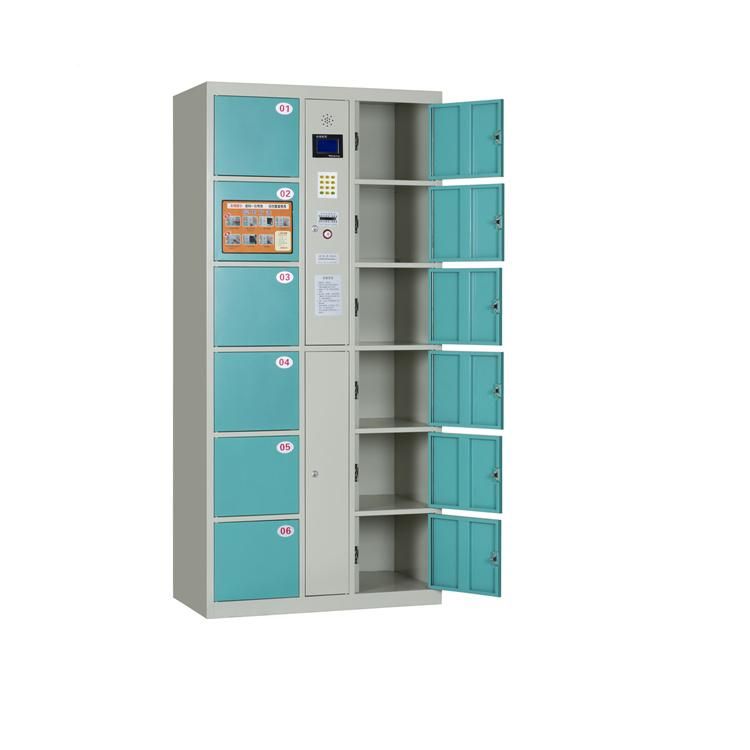 Supermarket or Gym Used Metal Qr Code Electronic Deposit Storage Locker