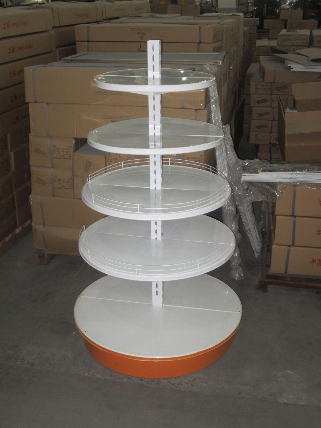 Hot Sale Supermarket Round Shelf Metal Display