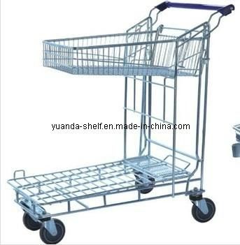 Flat Storage Warehouse Steel Trolley System (YD-F)