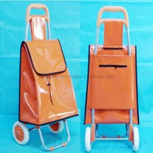 2 Wheel Store Shopping Luggage Smart Metal Supermarket Trolley Cart