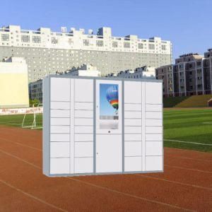 Self-Service Metal Cabinet Storage Barcode Electronic Laundry Locker for School Student