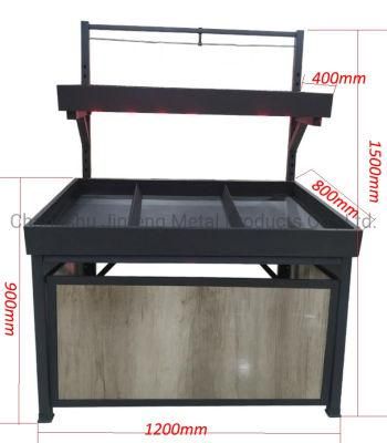 Supermarket Fruit and Vegetable Display Shelve