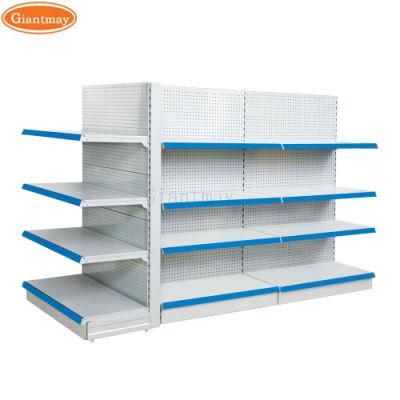 Giantmay Newest Warehouse Shelf Perforated Panel Hardware Store Supermarket Gondola