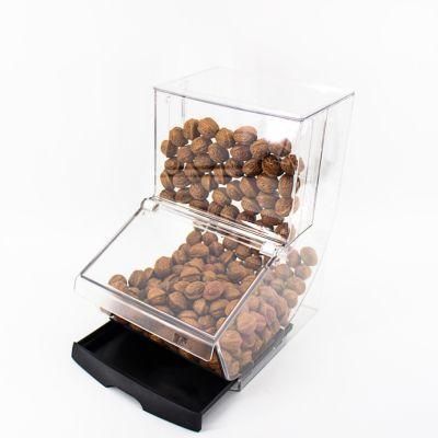 Professional Manufacturer Clear Pick and Mix Candy Bin with Tray