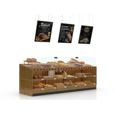 Hot Sell Wooden Modular Bread Display Rack