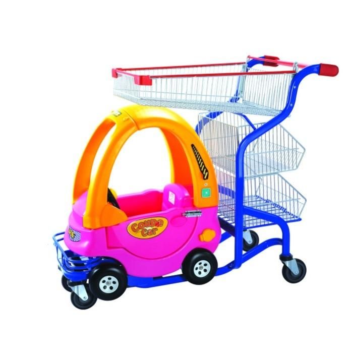 High Quality Children′ S Fun Trolley with Four Wheels