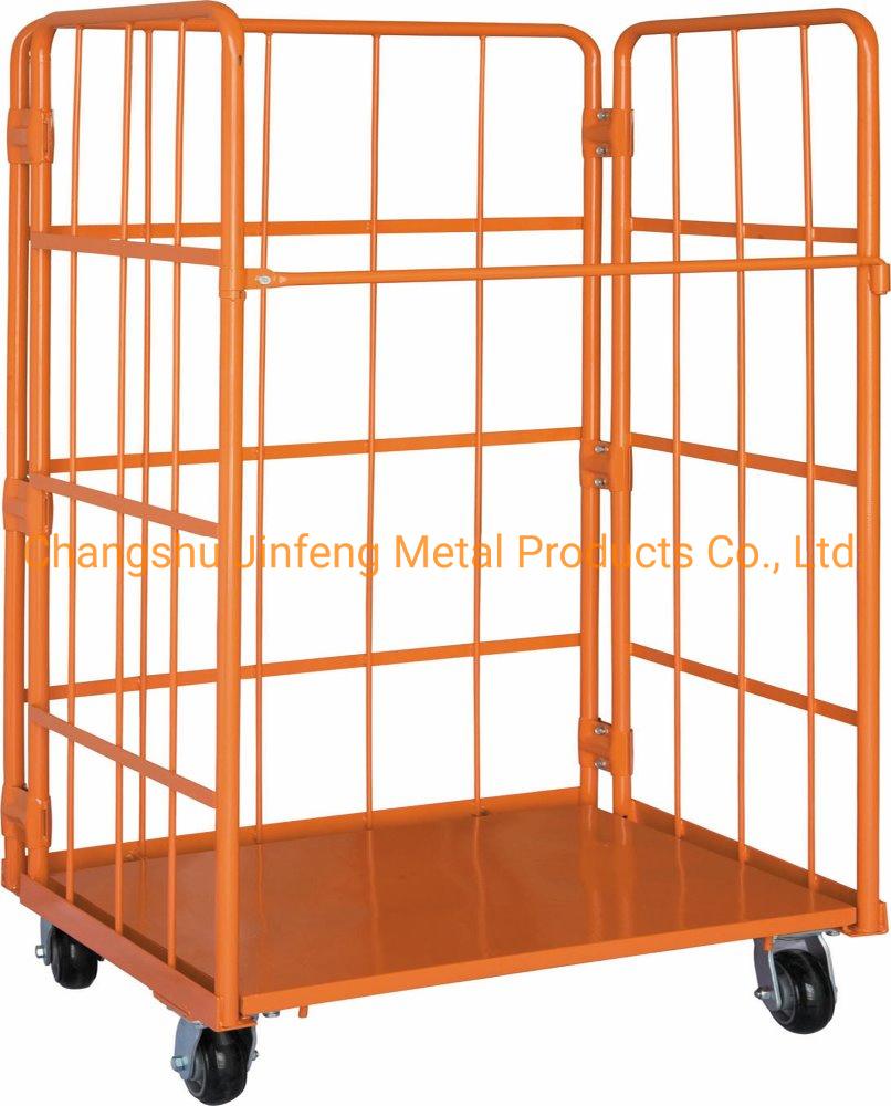 Supermarket and Warehouse Wire Mesh Container Trolley