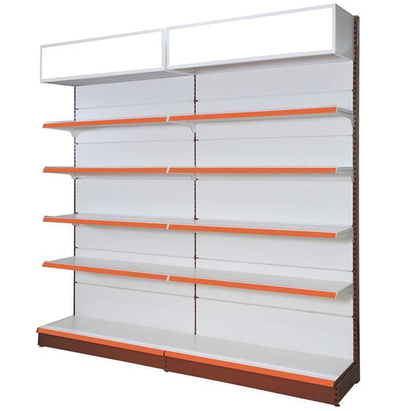 Store Display Shelf Metal Gondola Customized Supermarket Shelf