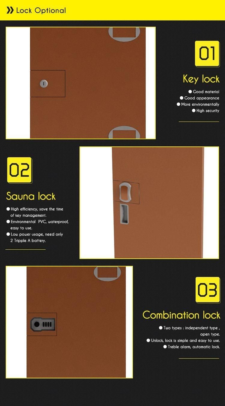Hot Sell School Gym Swing Pool Office Supermarket ABS Locker