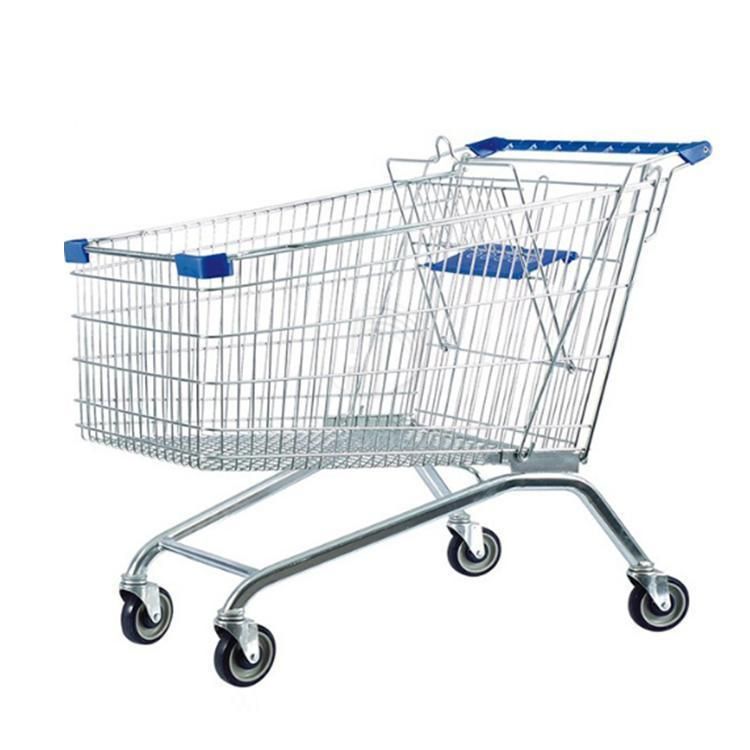 Australian Style Metal Shopping Cart Trolley in Supermarket