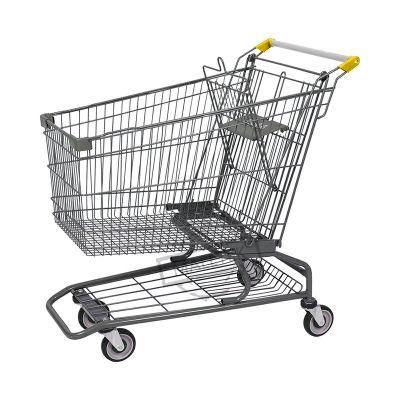 Hot Sale Powder Coating Supermarket Cart