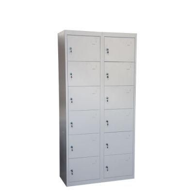 12 Door Steel Locker School Furniture Metal Locker High Quality Locker with Competitive Price