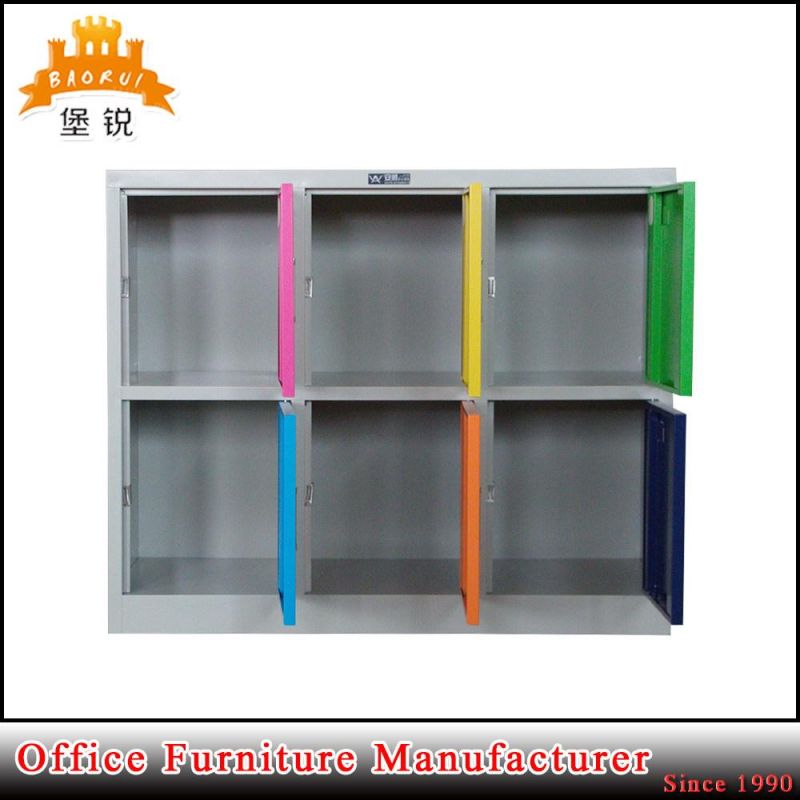 Colorful Kids Metal Small 6 Door Locker