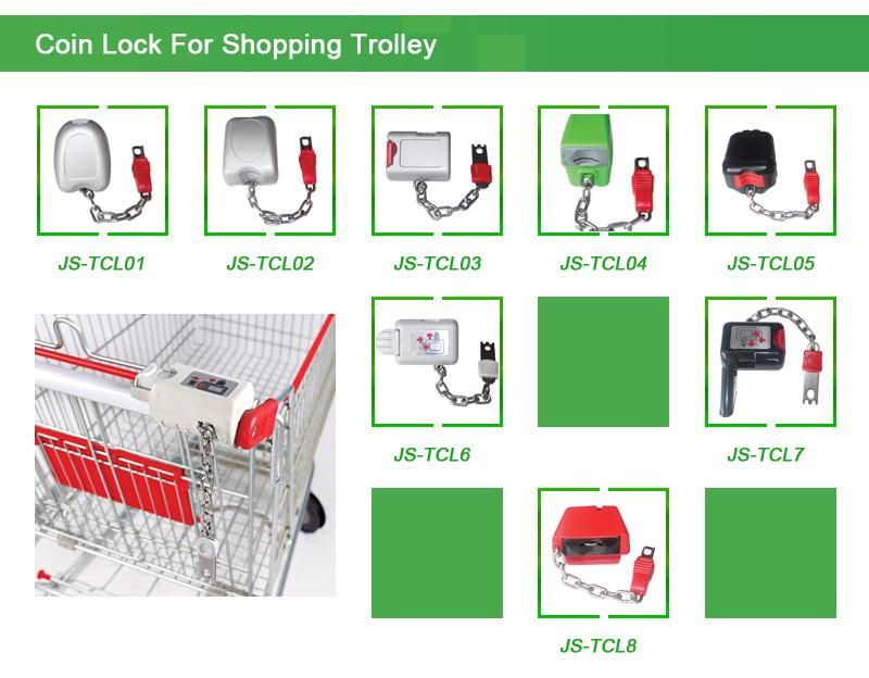 Hot Sale Four Wheel Shopping Trolley Cart with Chair