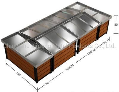 Supermarket Shelf Vegetable Rack Fresh Fruit and Vegetable Display Stand