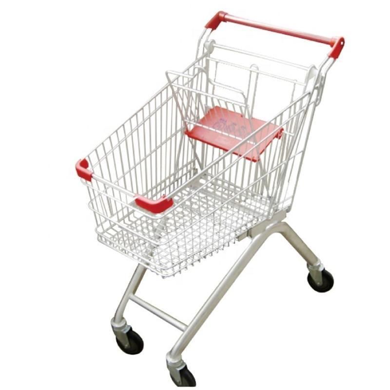 Custom Metal Folding Supermarket Cart Shopping Trolley