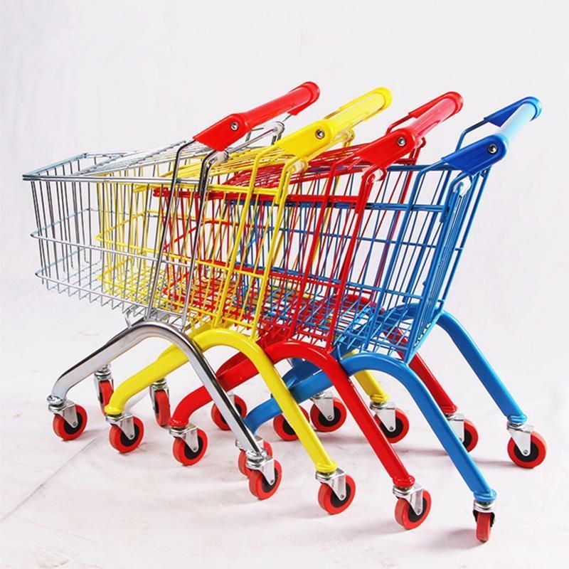 Metal Portable Foldable Shopping Trolley Folding Shopping Trolley