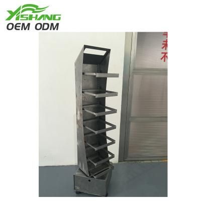 Customize Metal Cosmetic Makeup Display Floor Stand